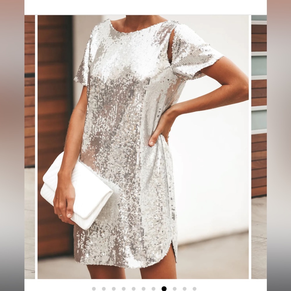 Sequin mini dress